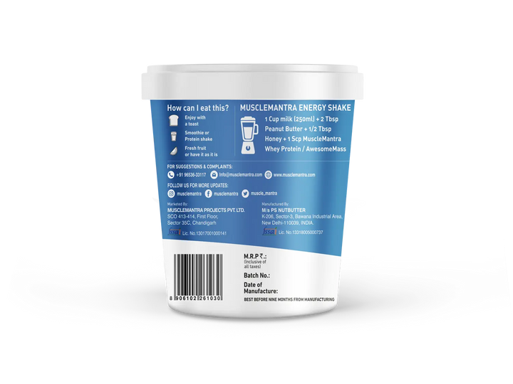 MUSCLE MANTRA PEANUT BUTTER - Halt
