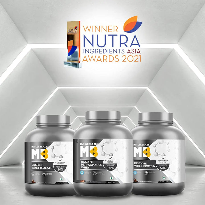 MuscleBlaze Biozyme Performance Whey Protein MuscleBlaze