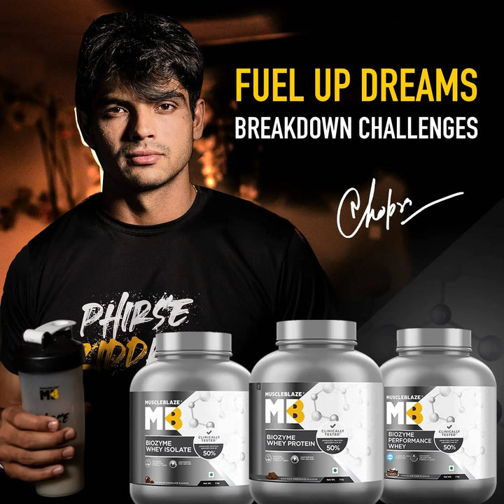 MuscleBlaze Biozyme Performance Whey Protein MuscleBlaze