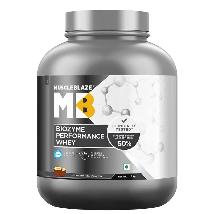 MuscleBlaze Biozyme Performance Whey Protein MuscleBlaze