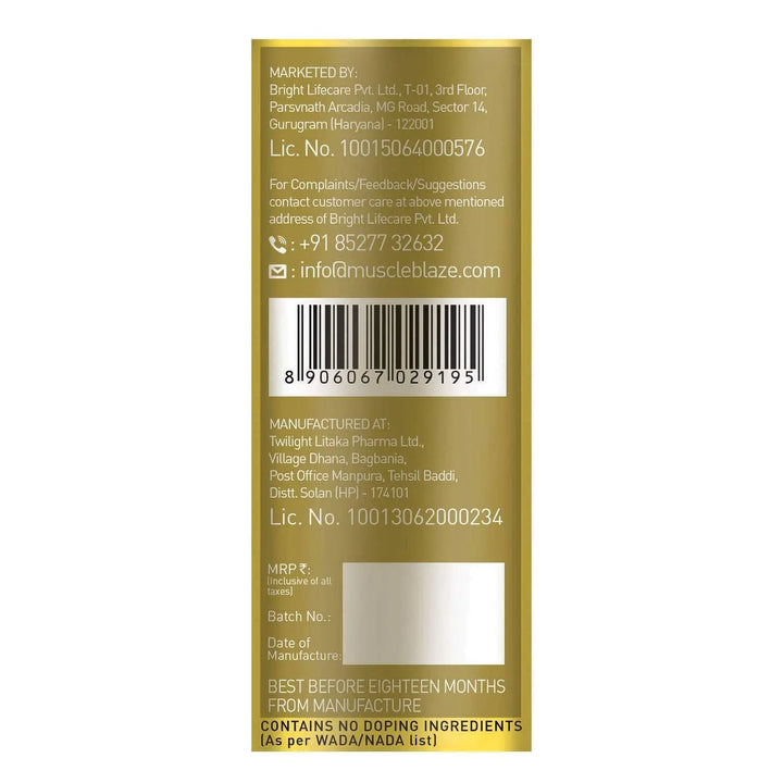 MuscleBlaze Gold Gainer XXL powder MuscleBlaze