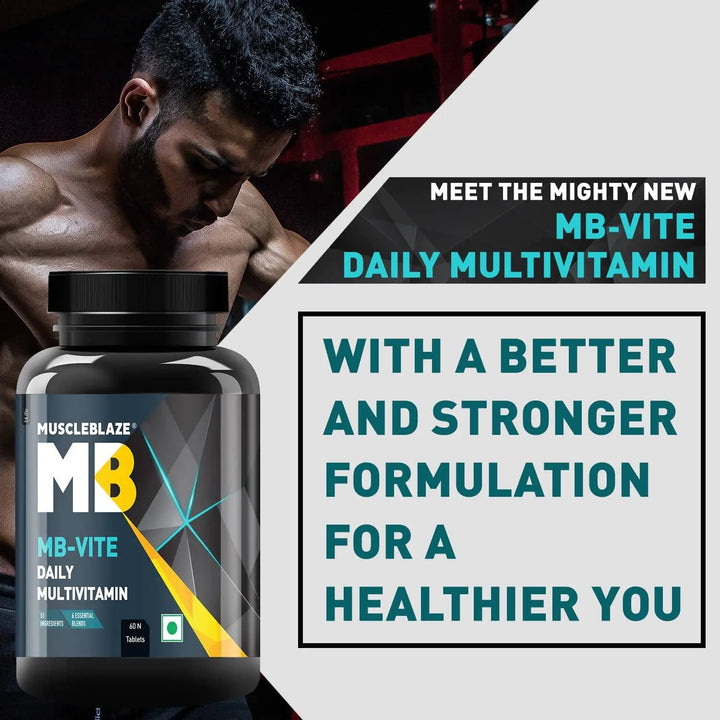 MuscleBlaze MB-VITE Multivitamin - 60 Tablets MuscleBlaze