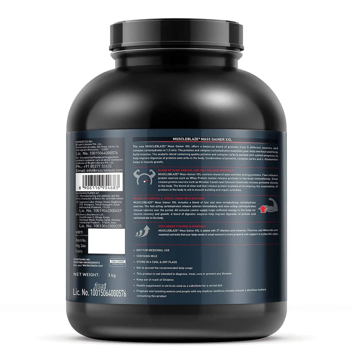 MuscleBlaze Mass Gainer XXL MuscleBlaze