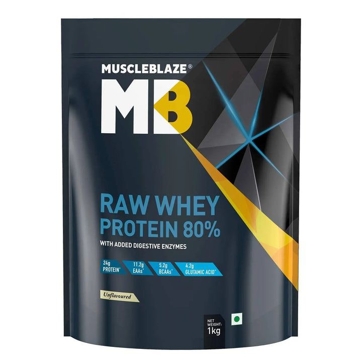 MuscleBlaze Raw Whey Protein 80% MuscleBlaze