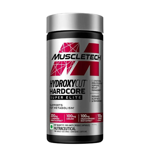 Muscletech Hydroxycut Hardcore Super Elite 100 Caps | India Mfg - Halt