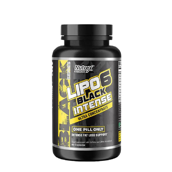NUTREX RESEARCH LIPO-6 BLACK INTENSE POWERFUL THERMOGENIC (60 Black-Caps) NUTREX RESEARCH