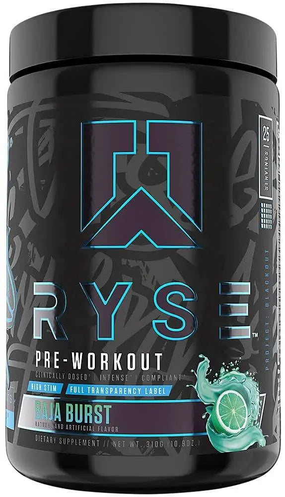 RYSE Project: Blackout PreWorkout (315 gm / 25 Servings) - Halt