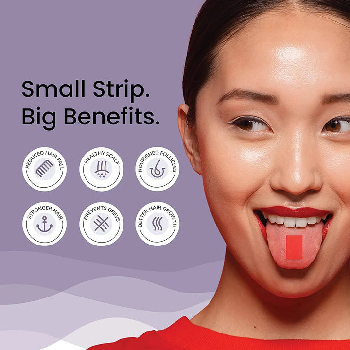 Wellbeing Nutrition Melts Healthy Hair (30 Oral Strips) - Halt