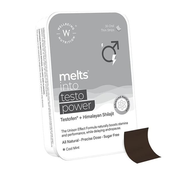 Wellbeing Nutrition Melts Testo Power (30 oral strips) Wellbeing Nutrition