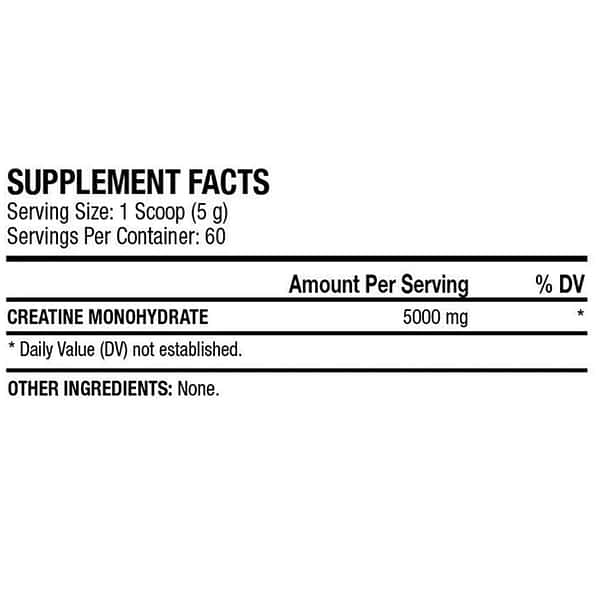 ANS PERFORMANCE Creatine Monohydrate100 Servings - Halt
