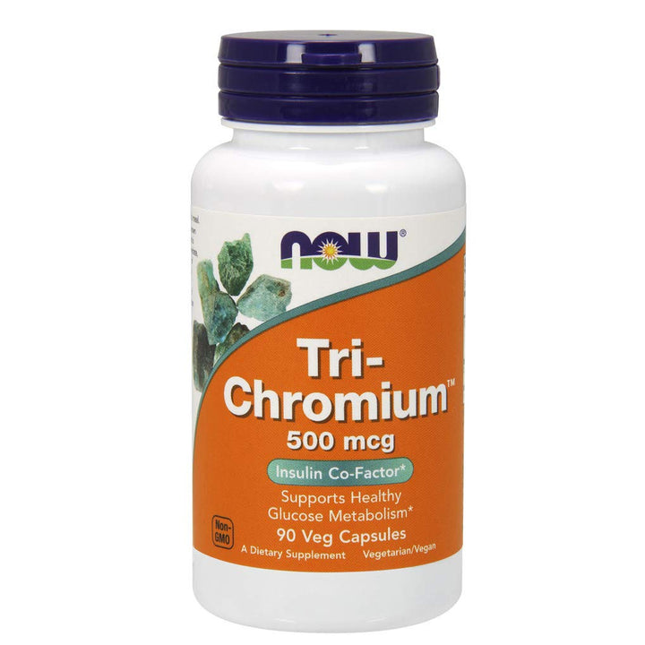 Now Tri - Chromium 500 Mcg Insulin Co - Factor (90 Veg Capsules) - Halt