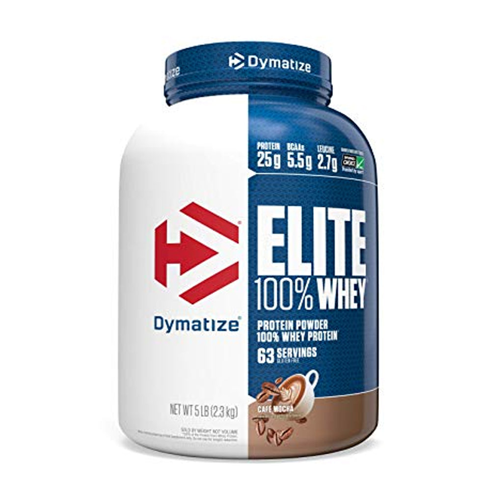 Dymatize Elite 100% whey protein powder 