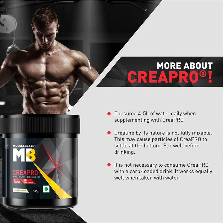 MuscleBlaze CreaPRO Creatine with Creapure Powder from Germany - Halt
