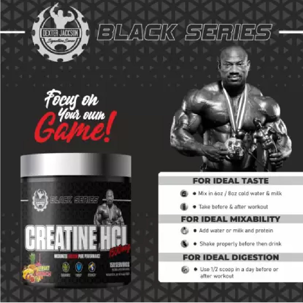 Dexter Jackson Black Series Creatine HCL 1500mg