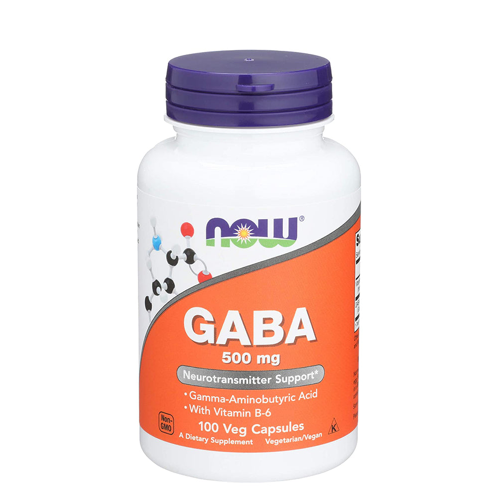Now GABA, 500 mg, 100 Veg Capsules - Halt
