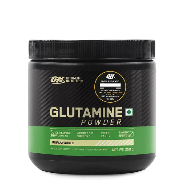 Optimum Nutrition Glutamine Powder, 250g, 50 Servings