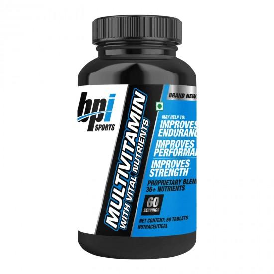 BPI Sports MultiVitamin with Vital Nutrients - 60 Tablets - Halt