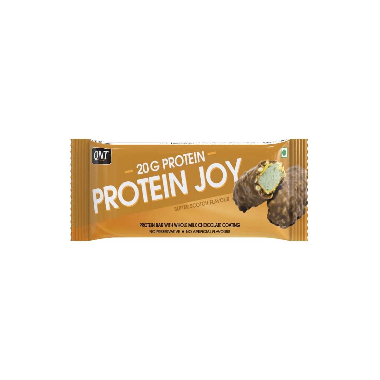QNT Protein Joy 20g Protein Bar 100% Vegetarian 6 x 70g Bars (420g Pack)