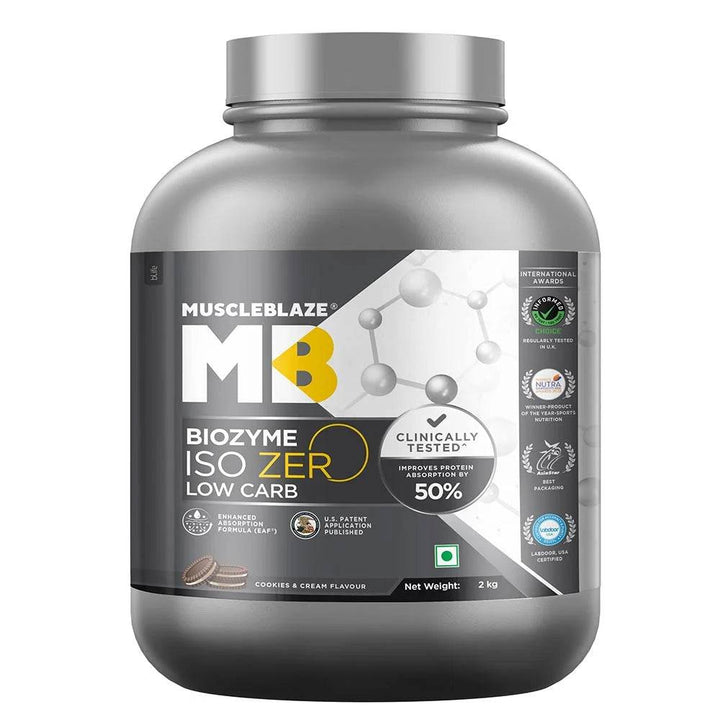 MuscleBlaze Biozyme Iso-Zero, Low/Zero Carb - Halt