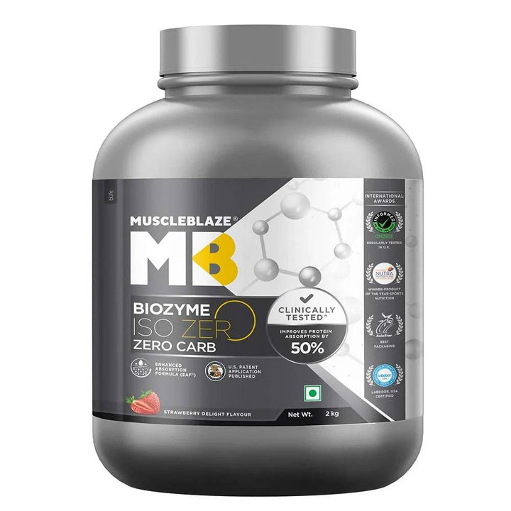 MuscleBlaze Biozyme Iso-Zero, Low/Zero Carb - Halt