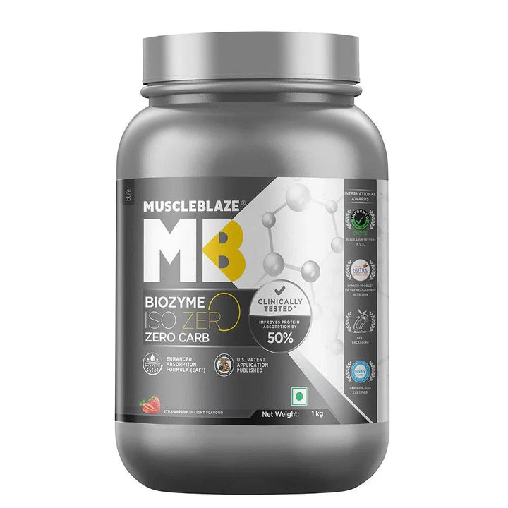 MuscleBlaze Biozyme Iso-Zero, Low/Zero Carb - Halt
