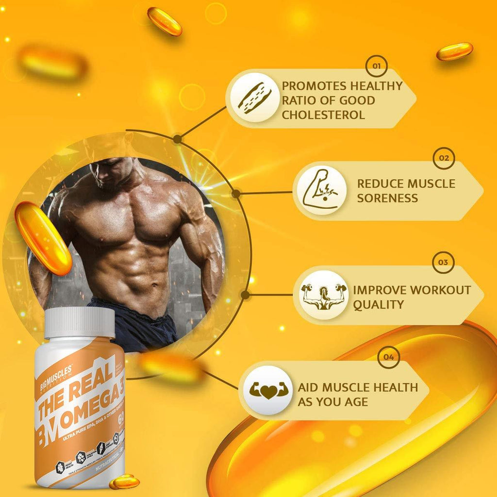 Big Muscle Nutrition The Real Omega 3 (60 Softgel) (Exp: 04/23)