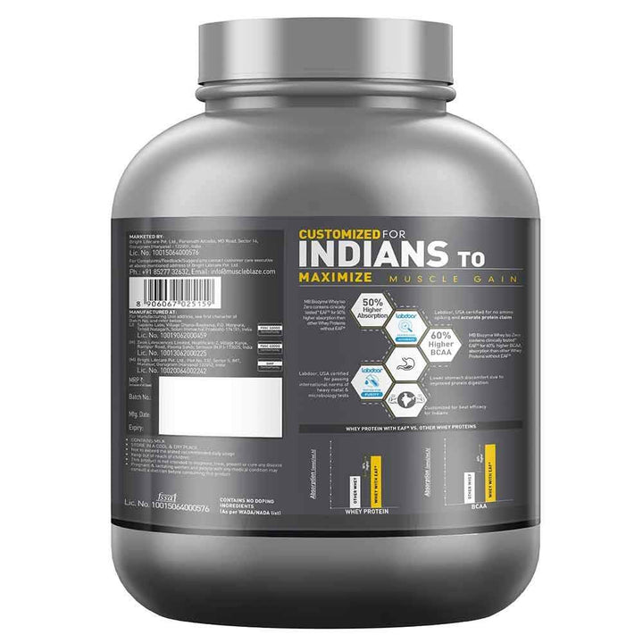 MuscleBlaze Biozyme Iso-Zero, Low/Zero Carb - Halt