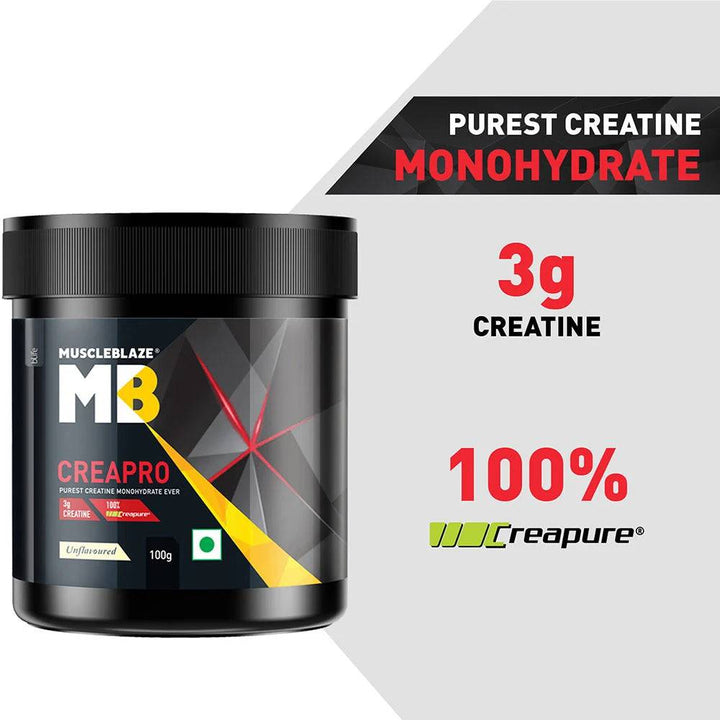 MuscleBlaze CreaPRO Creatine with Creapure Powder from Germany - Halt